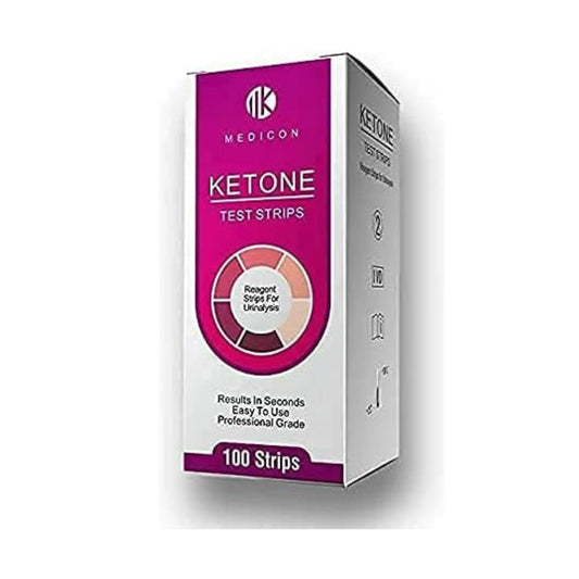 Tiras Medidores de Cetosis en Orina – 100 pruebas | Ideal para Dieta Keto y Ayuno