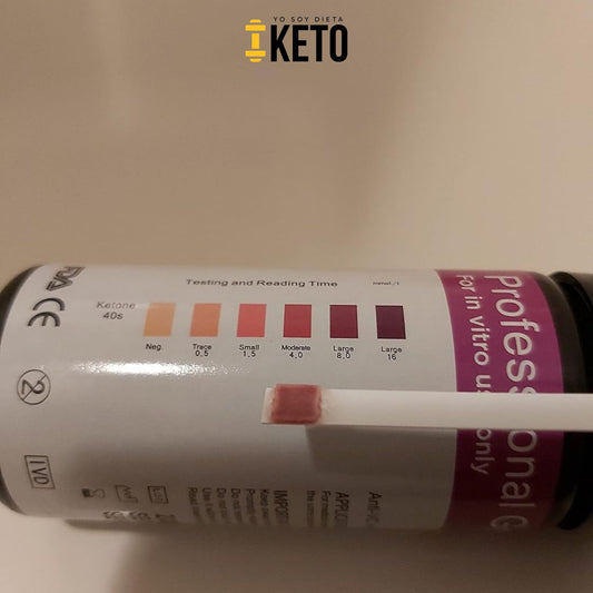 Tiras Medidores de Cetosis en Orina – 100 pruebas | Ideal para Dieta Keto y Ayuno